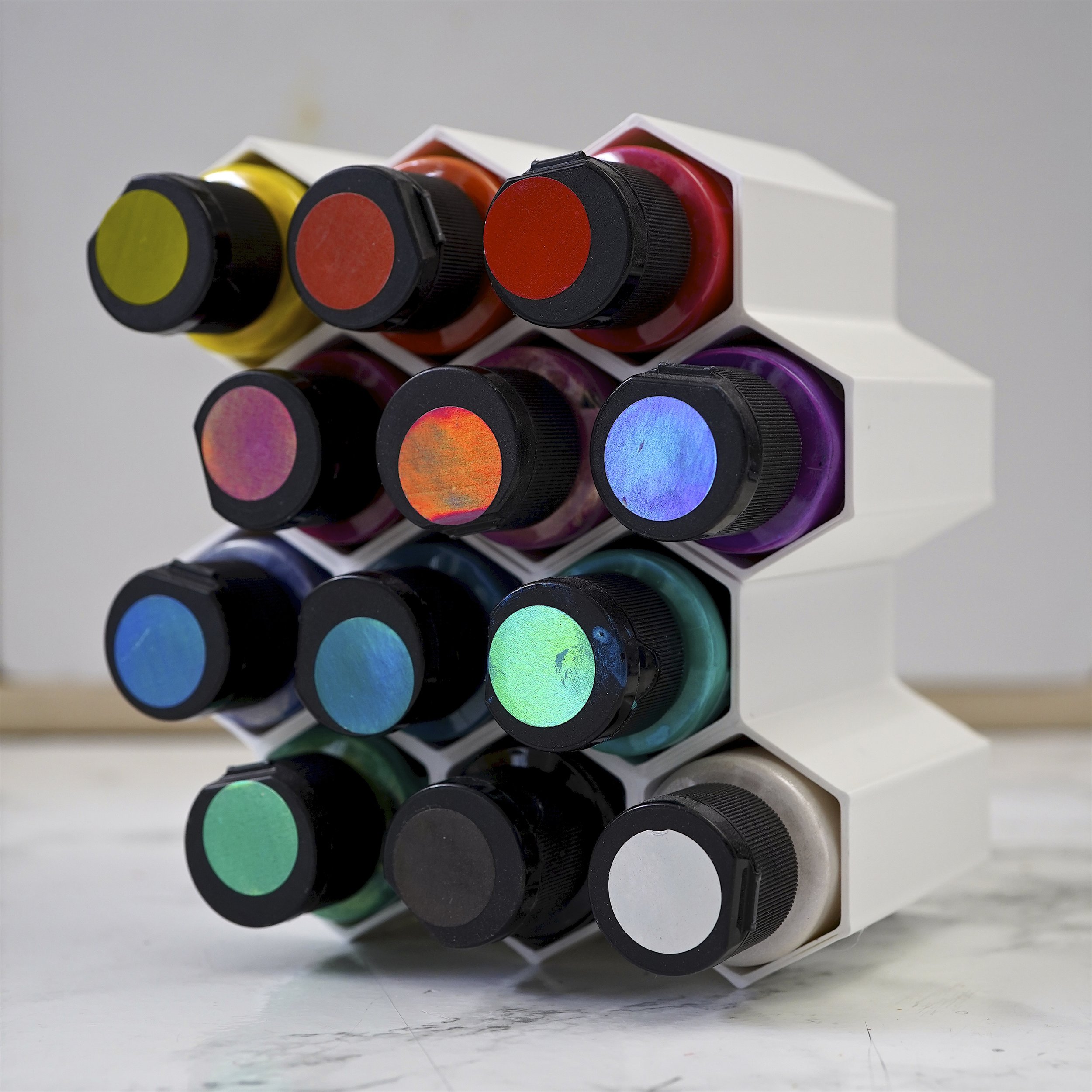 Modular Craft Paint Storage — Studio of M.M